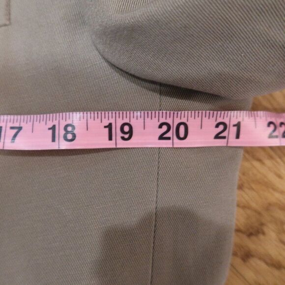 Banana Republic Men 42R Blazer Jacket Linen Tan Khaki Wedding formal office even - Picture 11 of 13